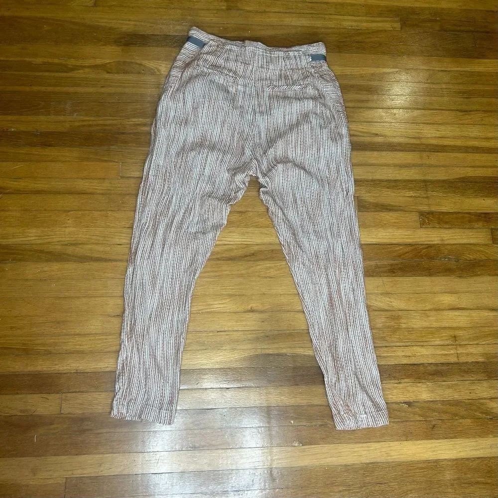 Revolve Free People Light at Sunrise Crop Pants (gray belt version)